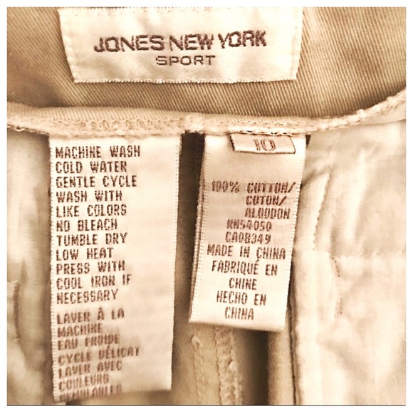 JONES New York Khaki Cargo Skirt Size 10 (fits like an 8) - Picture 5 of 5